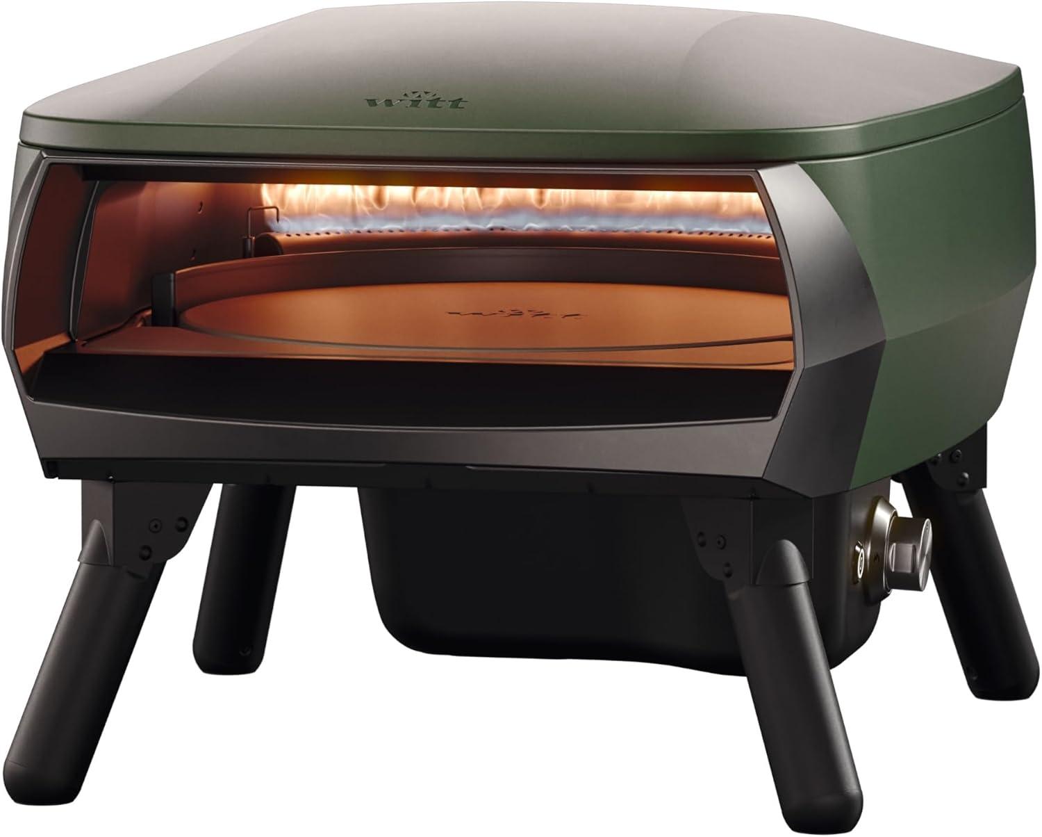 Surprising Test: Witt PICCOLO's Rotating Stone & C-Shaped Burner for Green Outdoor Pizza Ovens