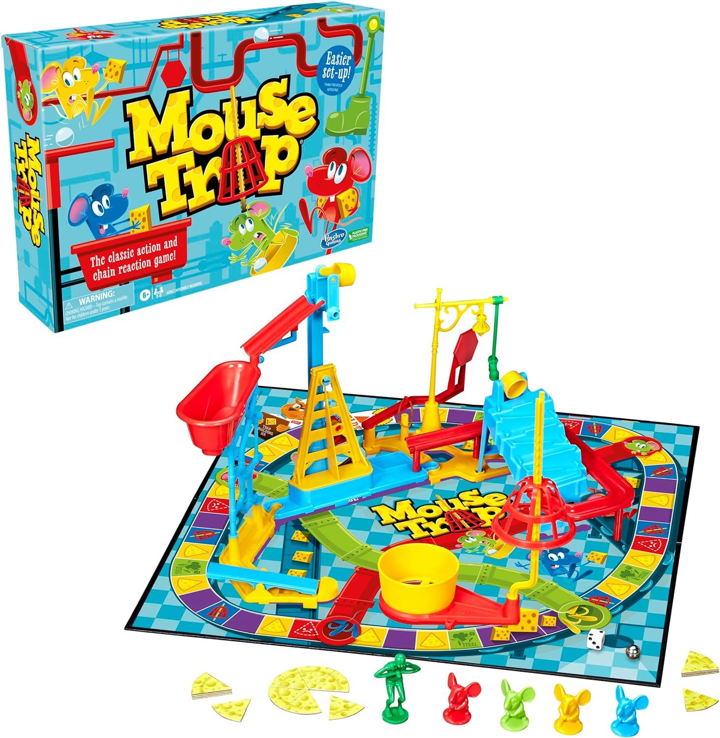 Mouse Trap vs. Standard Game: Surprising Skills & Zany Fun for Kids Ages 6+