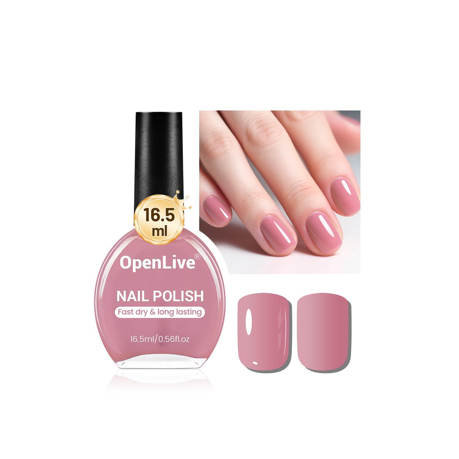 Quick Drying & Light Pink: 16.5ml Nail Polish Tested for DIY