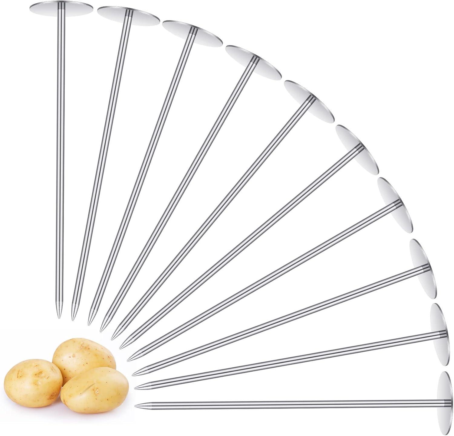 12 Pcs Silver Potato Baking Rods Showdown: Heating Core's Surprising Efficiency - Kitchen Tested?