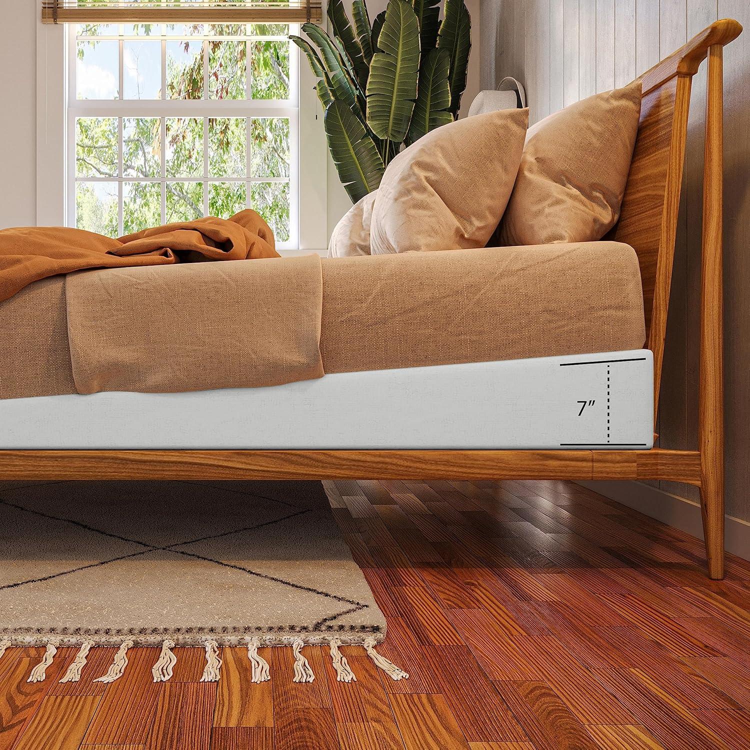 7-Inch Incline vs. Non-Slip Platform: Queen Under Bed Mattress Elevator Tested for... Summer Comfort