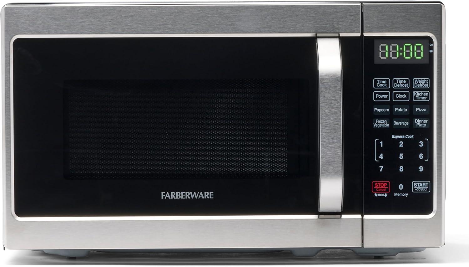 Farberware Countertop Microwave Tested: Surprising LED Lighting