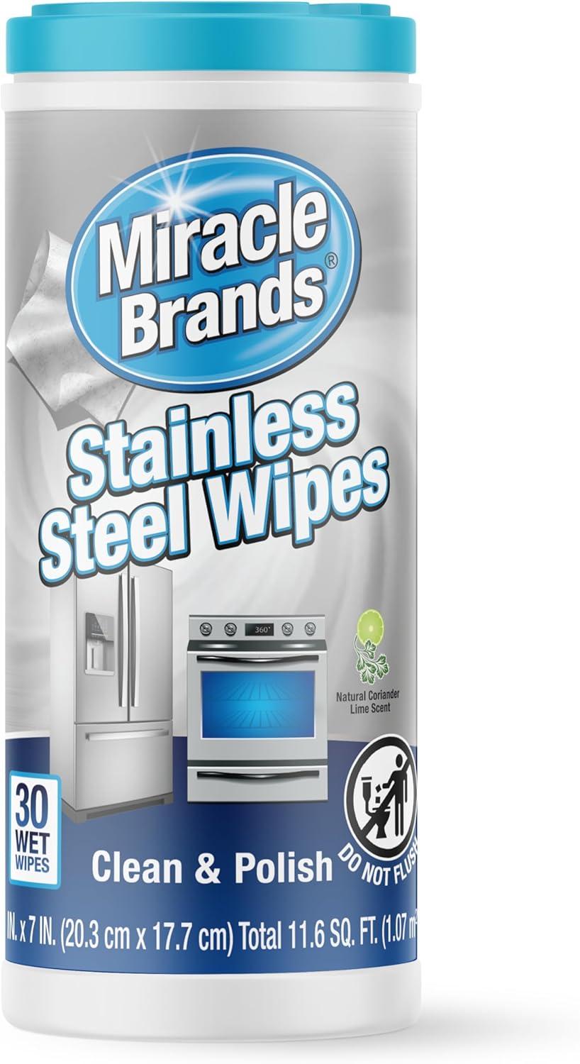 30 Count MiracleWipes Tested: Surprising Smudge-Free Appliance Sparkle