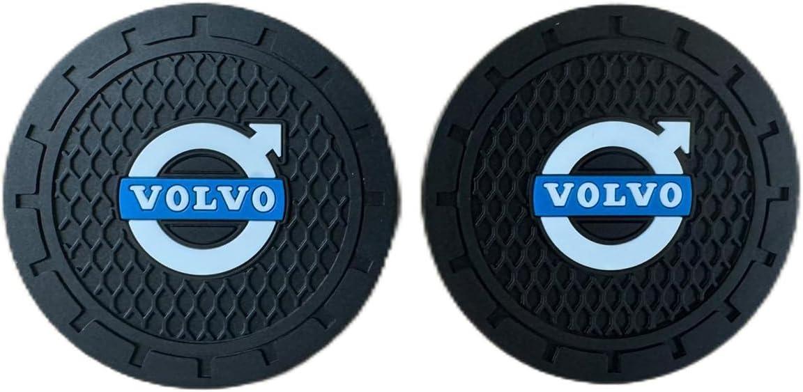Volvo Coasters Compared: Recessed Silicone Anti-Slip ... 2.75in 2Pack for Safety & Style