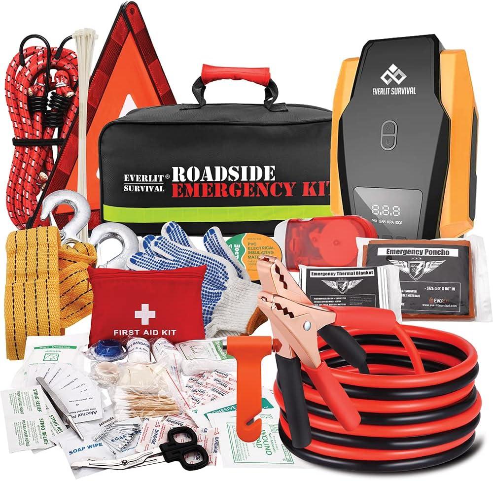 Car Emergency Tools Showdown: Survival, Digital, 12ft Jumper... Surprising Essentials for Roadside Prep!
