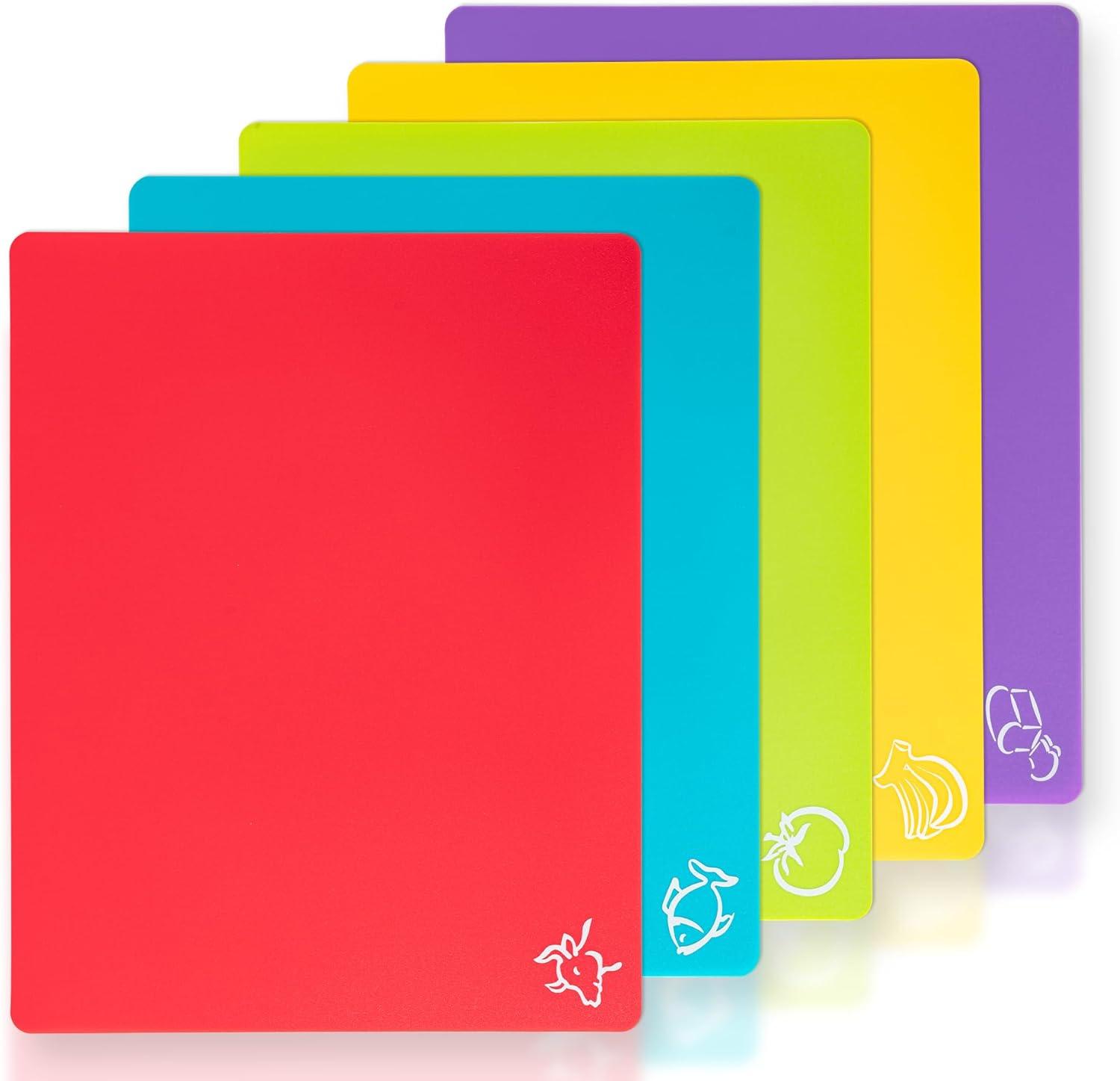 Red, Bright Yellow, Light Green... 5 Cutting Mats Compared: BPA-Free & Non-Slip
