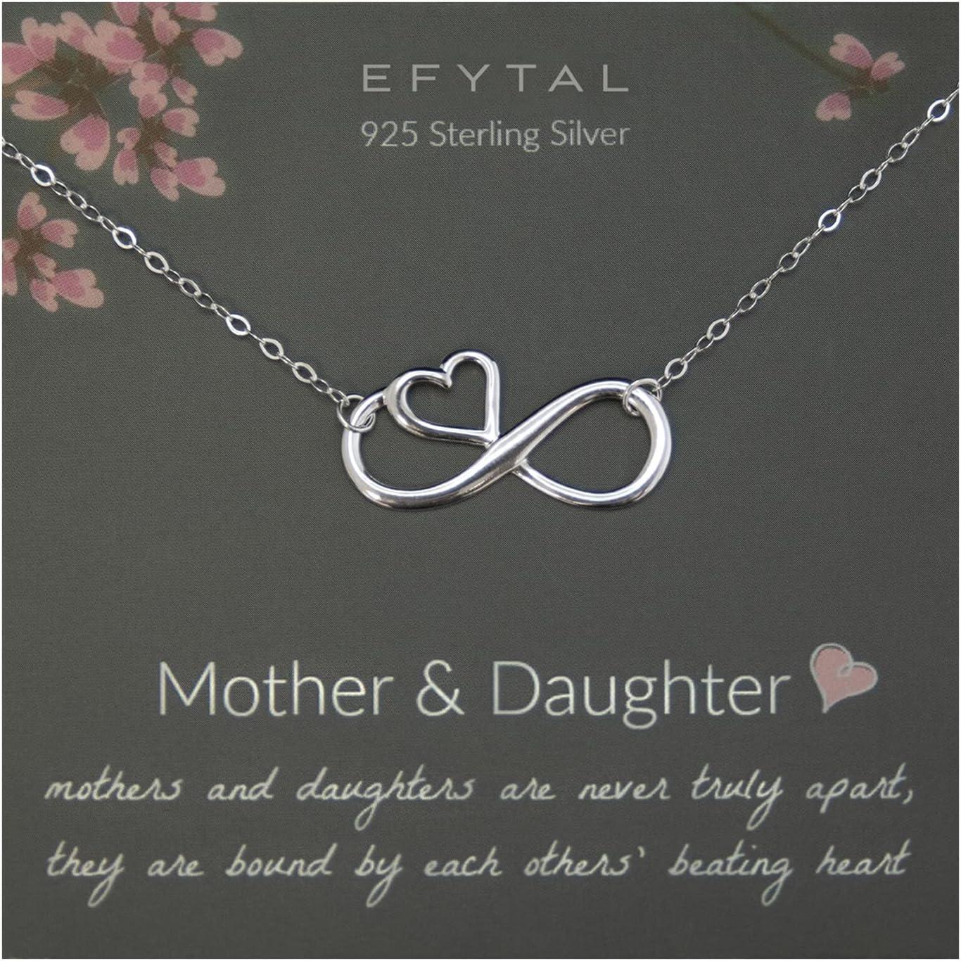 EFYTAL Mother Daughter Necklaces: Tested For Gem-Trove Mother’s Day Style… Versus Gold vs. Silver