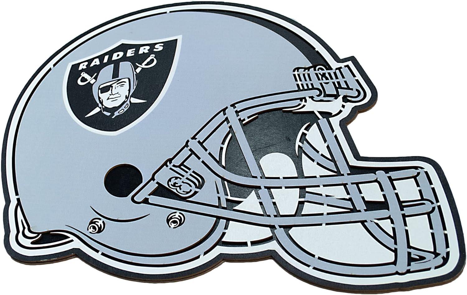 Showdown: FOCO Raiders Wooden Helmet vs. Decor Insight… Test Team Spirit Limits!