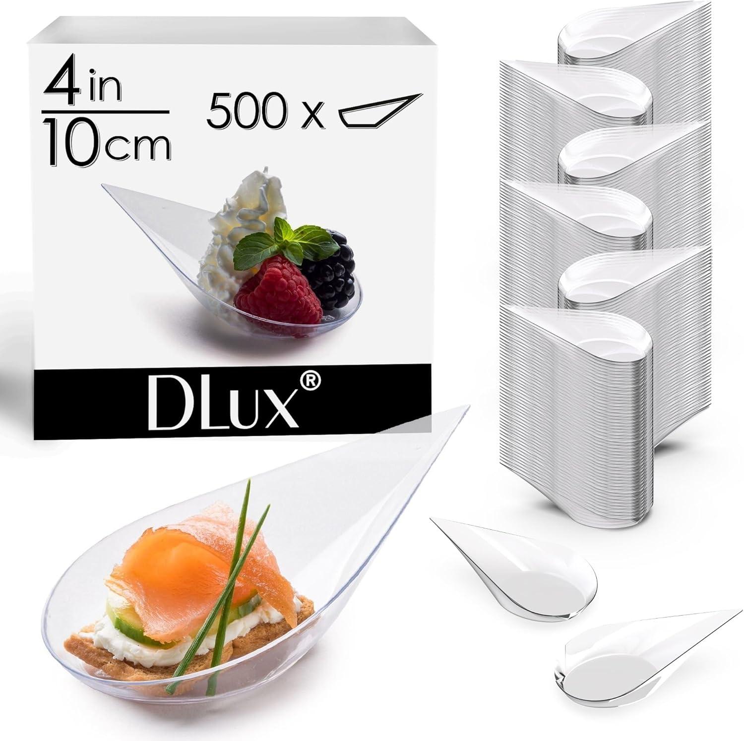 DLux Mini Spoons vs. Tear Drop Plates: Tested Catering Benefits... Surprising Insight!