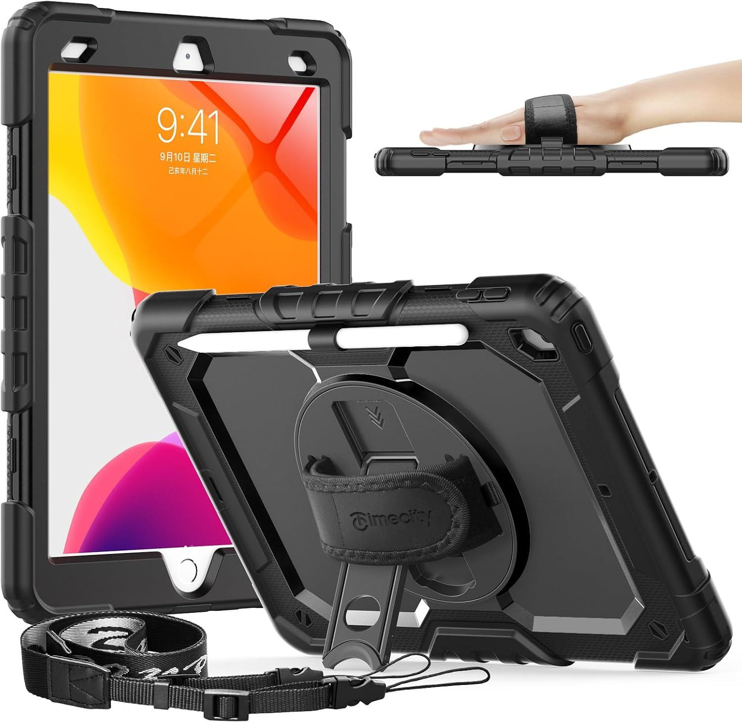 Timecity Case Showdown: Rotating Strap Pencil for iPad 9th/8th— Tested for Kids!