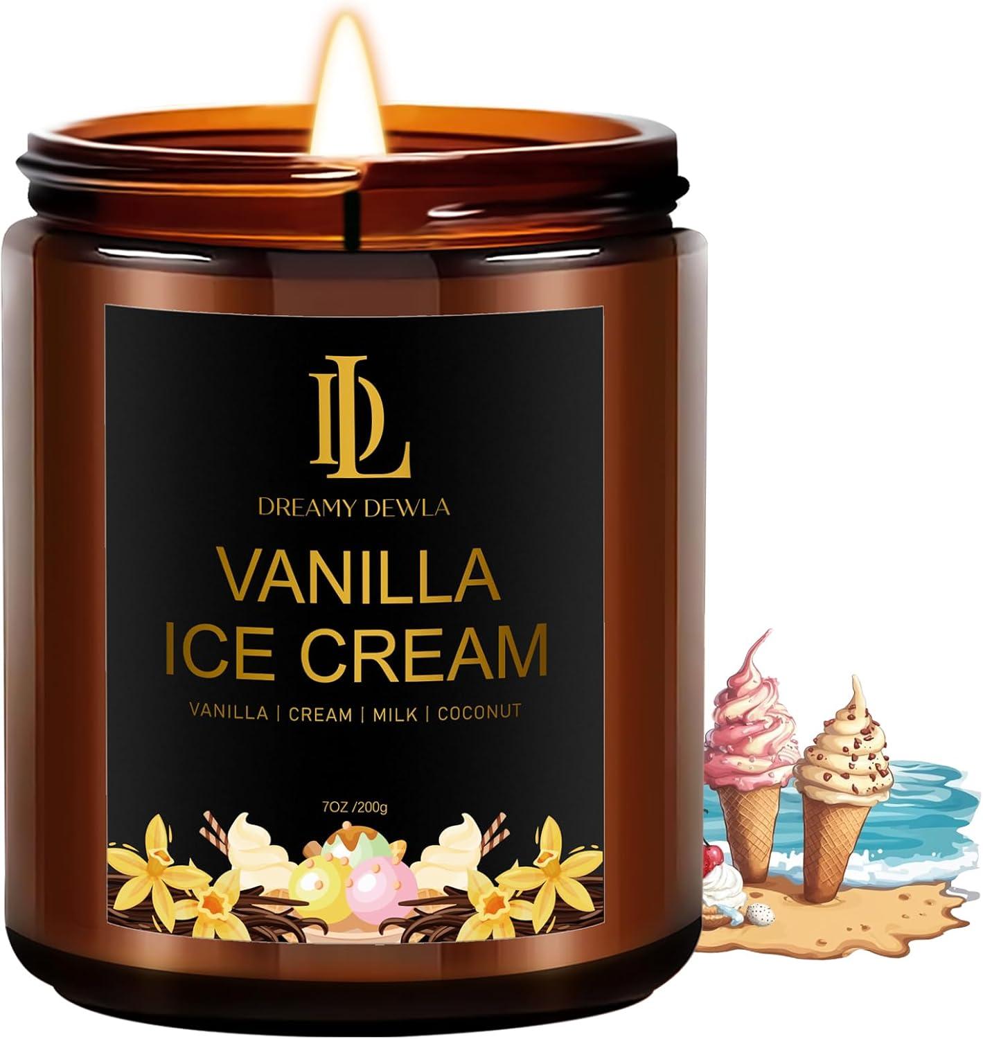 Vanilla Ice Cream Candles Versus Soy: Tested 50-Hour Long Burn Забавный Сюрприз!