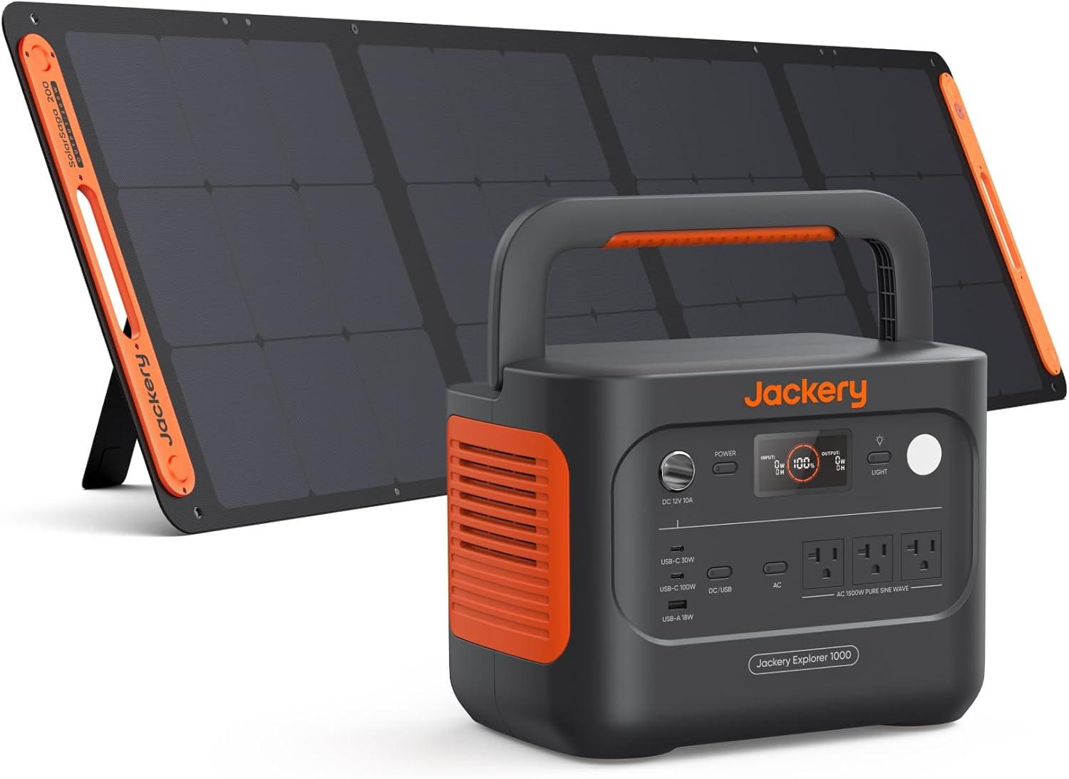 Jackery 1000 vs 200 Panel Solar Showdown: Fast Charge's Outdoor Edge