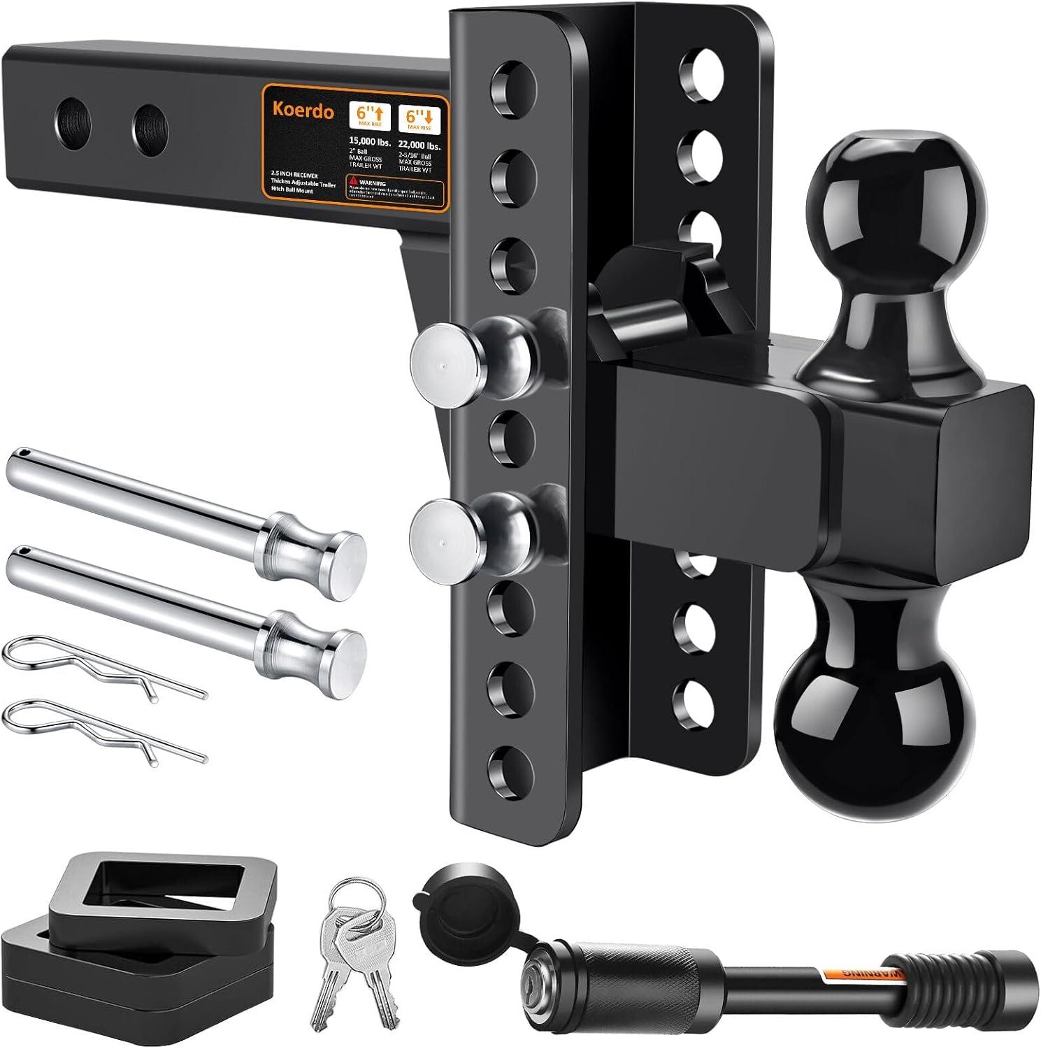 Drop Hitch Showdown: Tested Versus Tow Hitch - Anti-Theft Pin & 2.5-Inch Receiver... Unbeatable GTW Now
