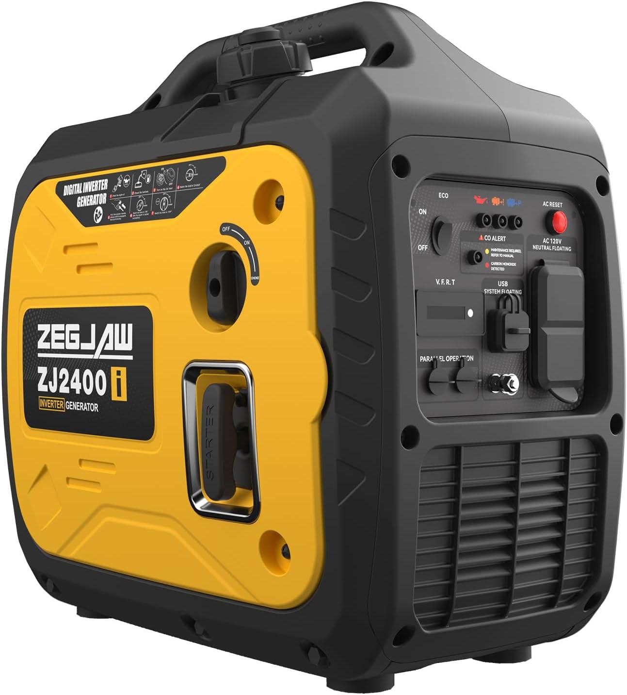 The 2400W Generator Showdown: Tested CO Sensor, Lightweight, Quiet Power Use