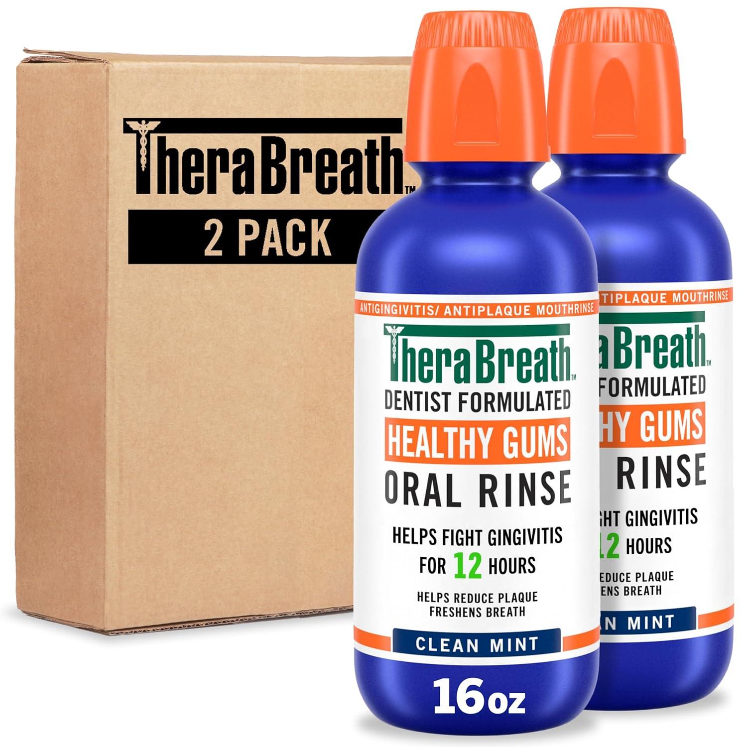 TheraBreath vs. Gum Health Wash - Tested, Minty, dentist’s Touch... Surprising Savings in 2-Pack Deal