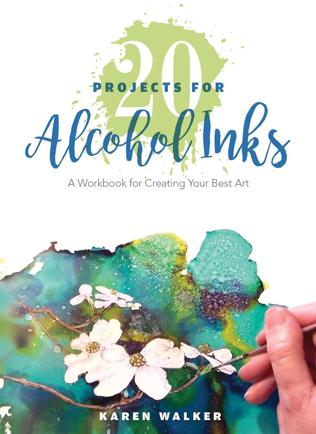 Comparing Alcohol Inks: Surprising Test On Projects...Workbook Magic!