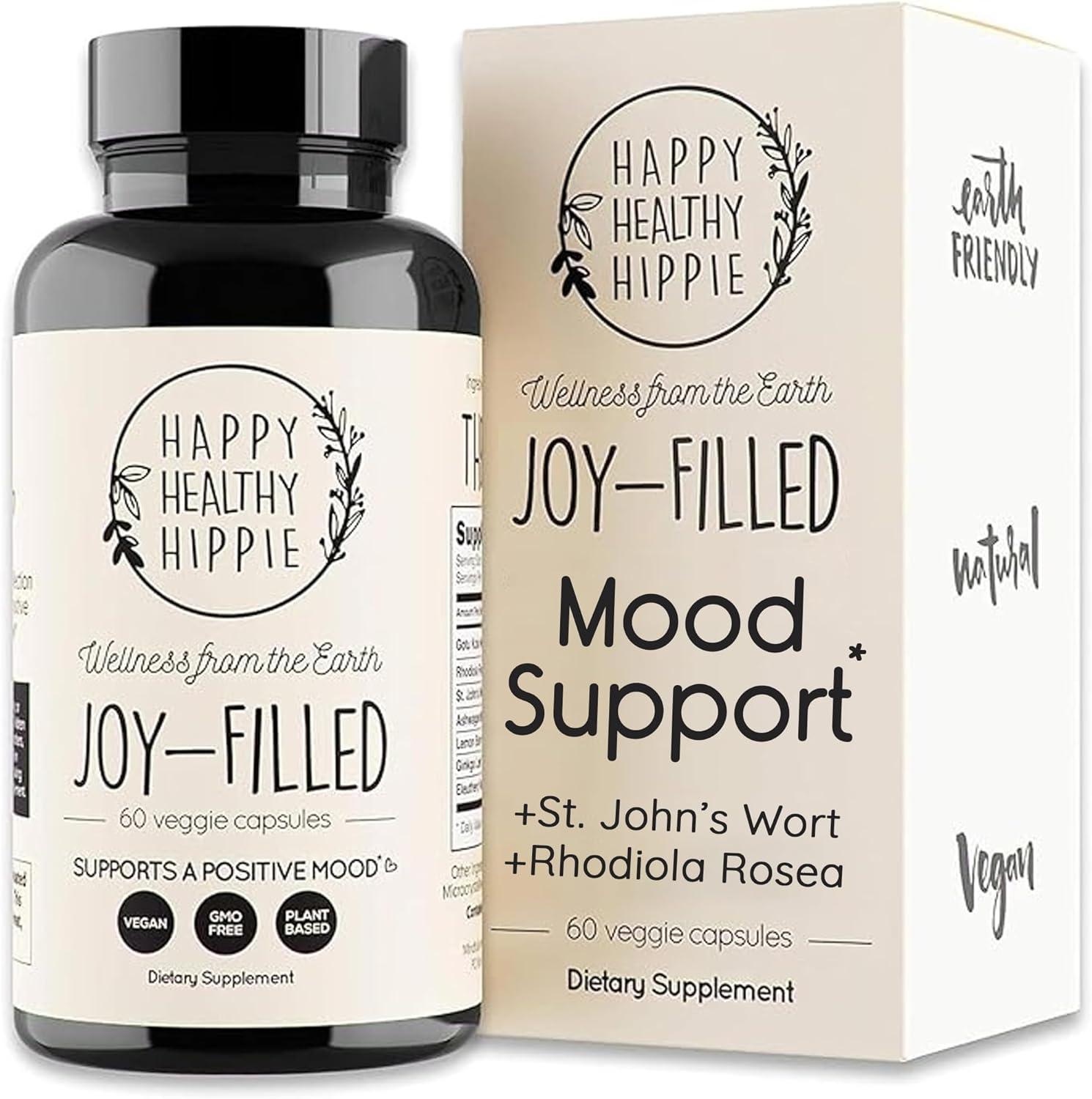 Stress Relief vs Joy-Filled Mood Support: Adaptogens Showdown… Nature’s Tested Balancers, 60 Ct