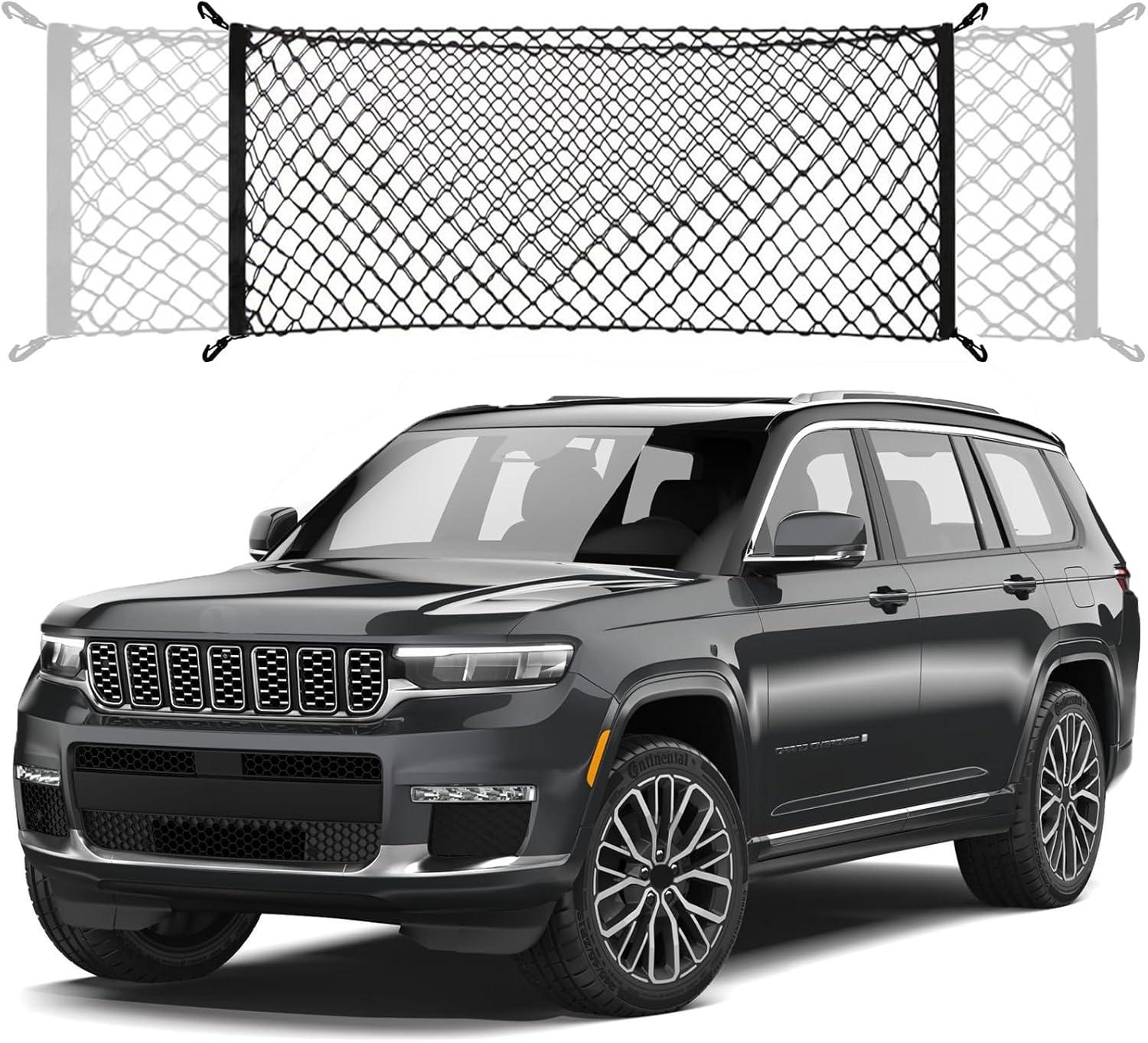 Grand Cherokee Net: Tested Mesh Versus Style... 5/7 Seats Fit Car Tailgate (2022-2025)