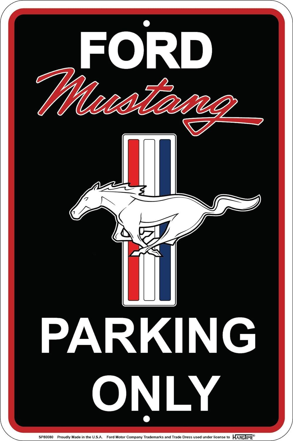 Mustang Sign Showdown: Black Detail Versus Parking Use Case... Test It!