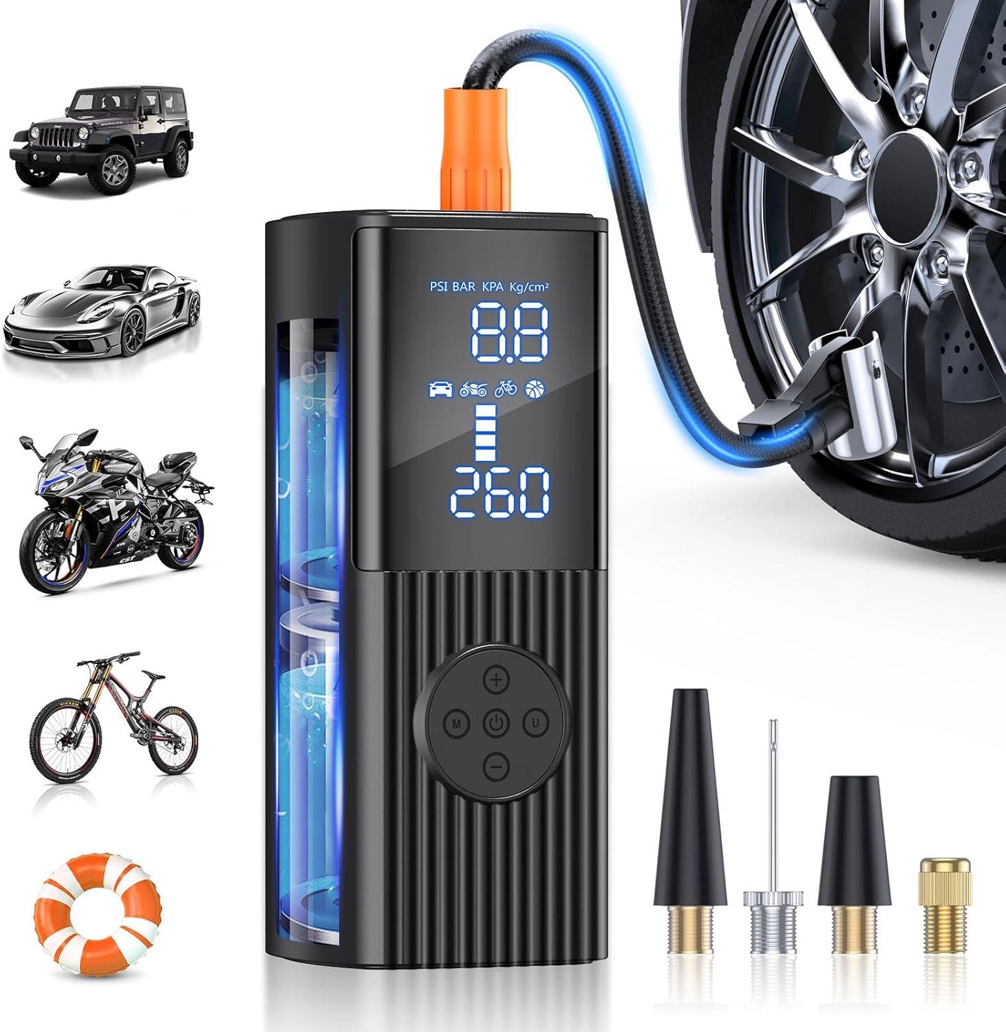 Portable Inflator Showdown: 180PSI, 25000mAh Tested For All Tires… Get It Right