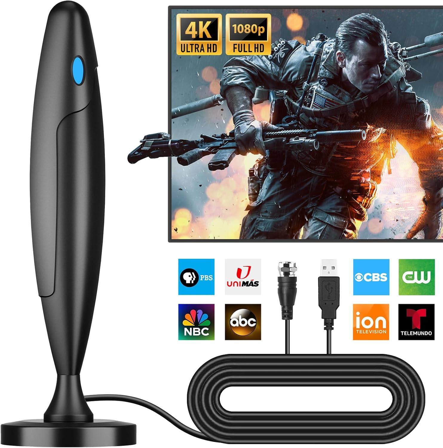 Expansive HD antenna tested, smart TV & old TV support… Surprising 4K boost for local channels
