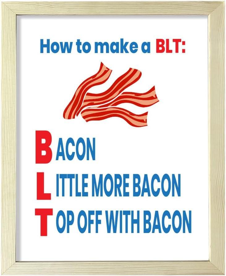 Funny BLT Bacon Art Showdown: Framed Wall Print Insights