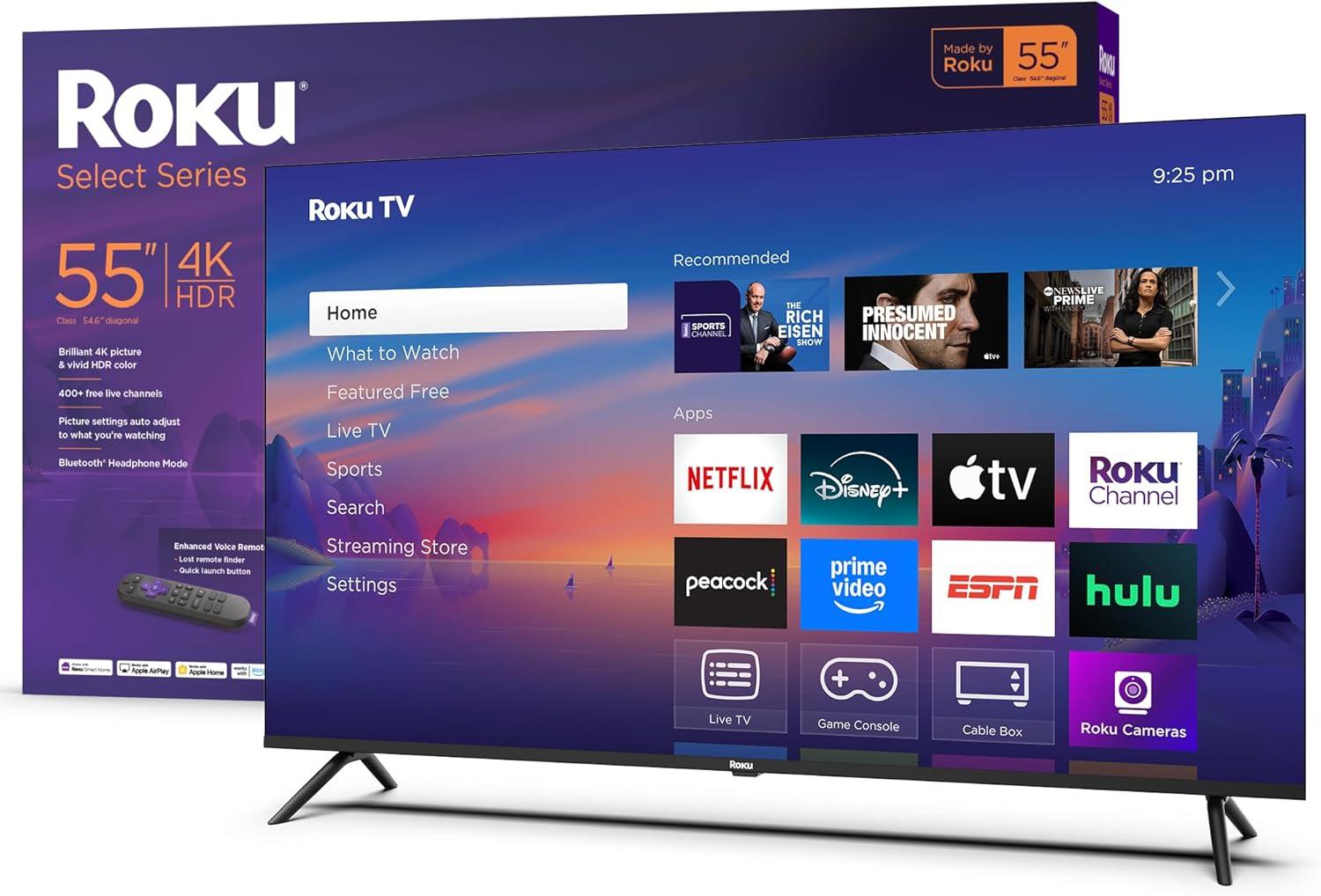 Roku 55-Inch TV TestShowdown: 4K, Voice Remote Surprises… Stream Local News