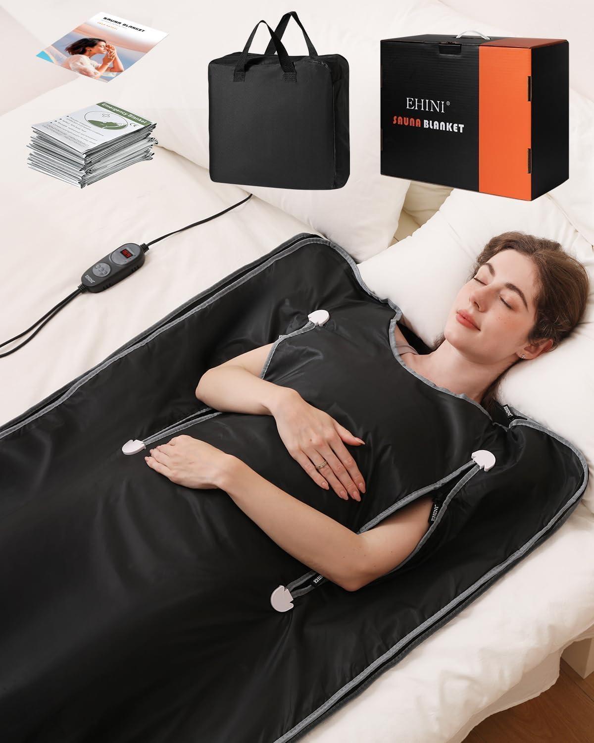 Comparison: Portable vs Sauna Blanket- Hot, Timer, Dark… Home Relaxer Insights