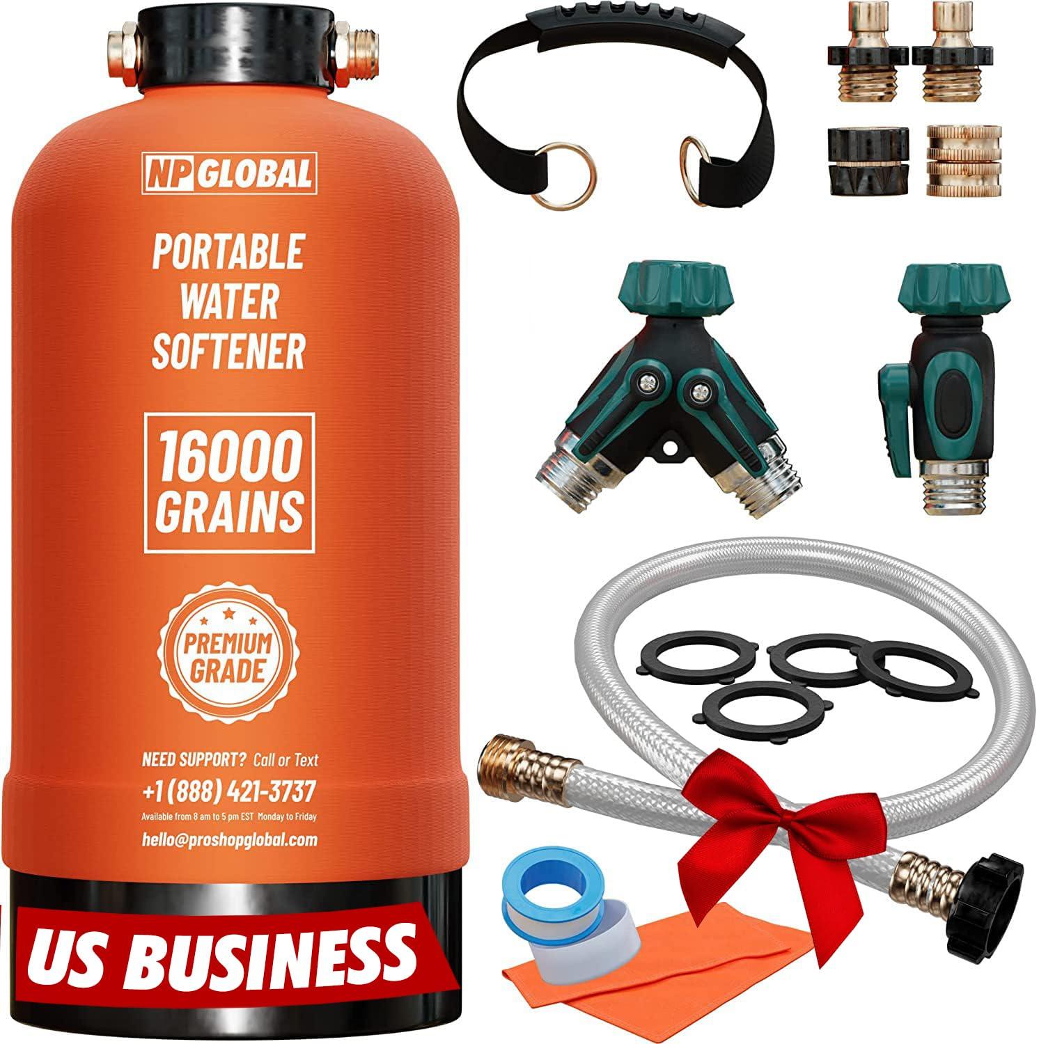 Portable RV Softener Compared: 16K Grains, 3/4" GHT, User-Tested Convenience