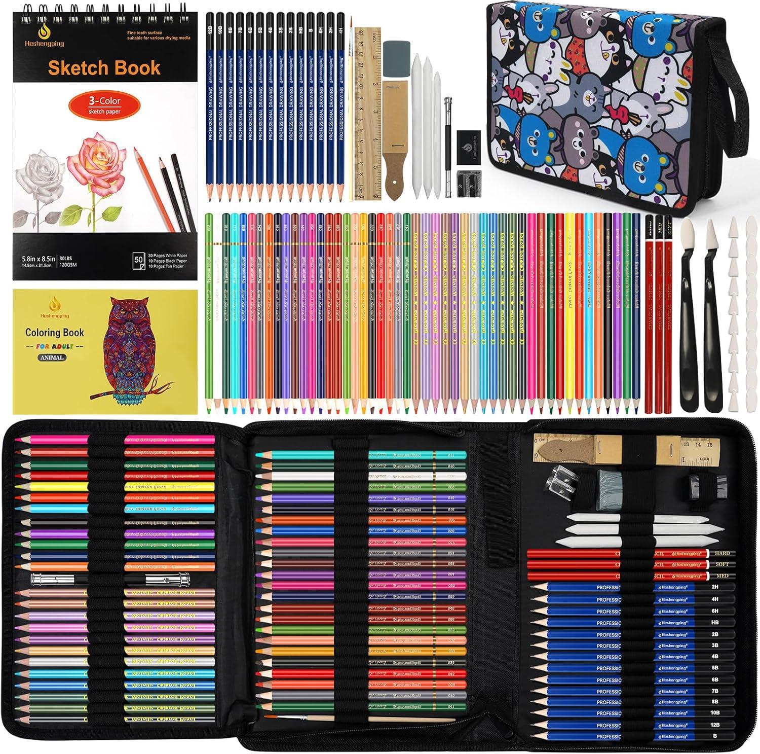 Surprising artists' kit tested: 3-color sketchbooks vs vibrant toolscased!