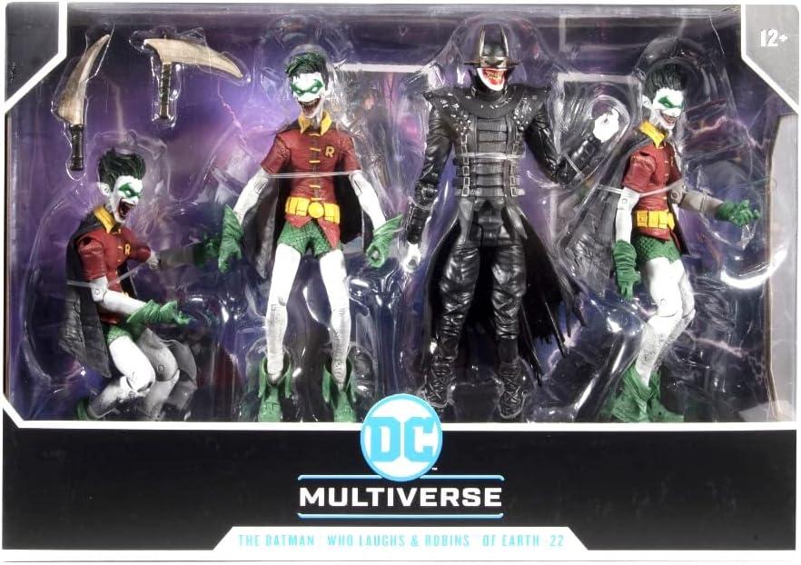 Compare DC Multiverse Bat: Collector 7 Figure: Surprising Robin Laughed