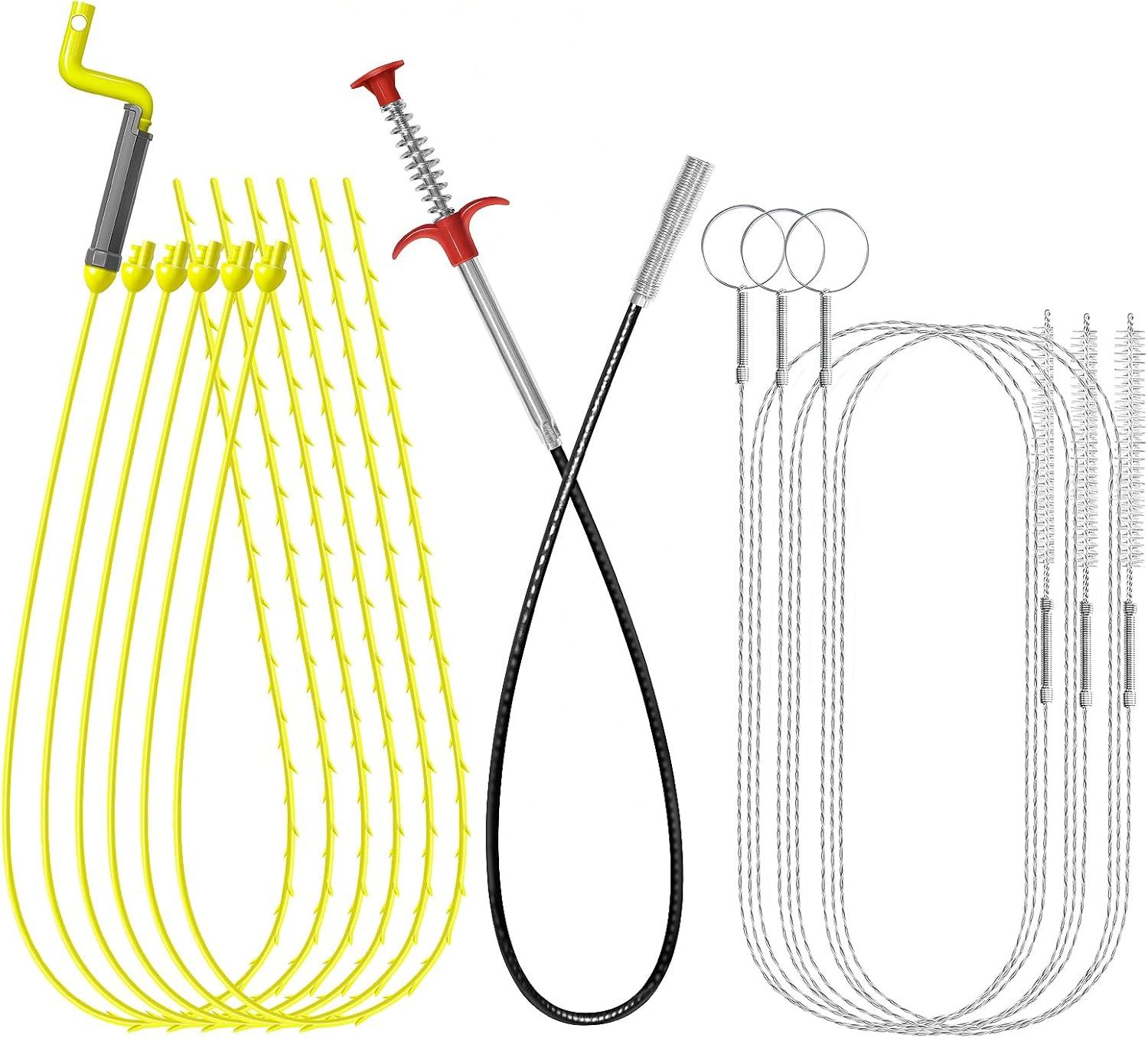 Drain Cleaning Tools Showdown: 62-Inch Versus 7-Piece Set - Tested for Tough Clogs