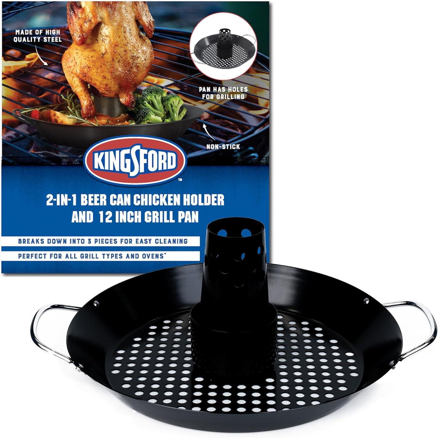 Grilled Chicken & Veggies Showdown: Beer Can Rack Tested for Multi-Functional BBQ Use