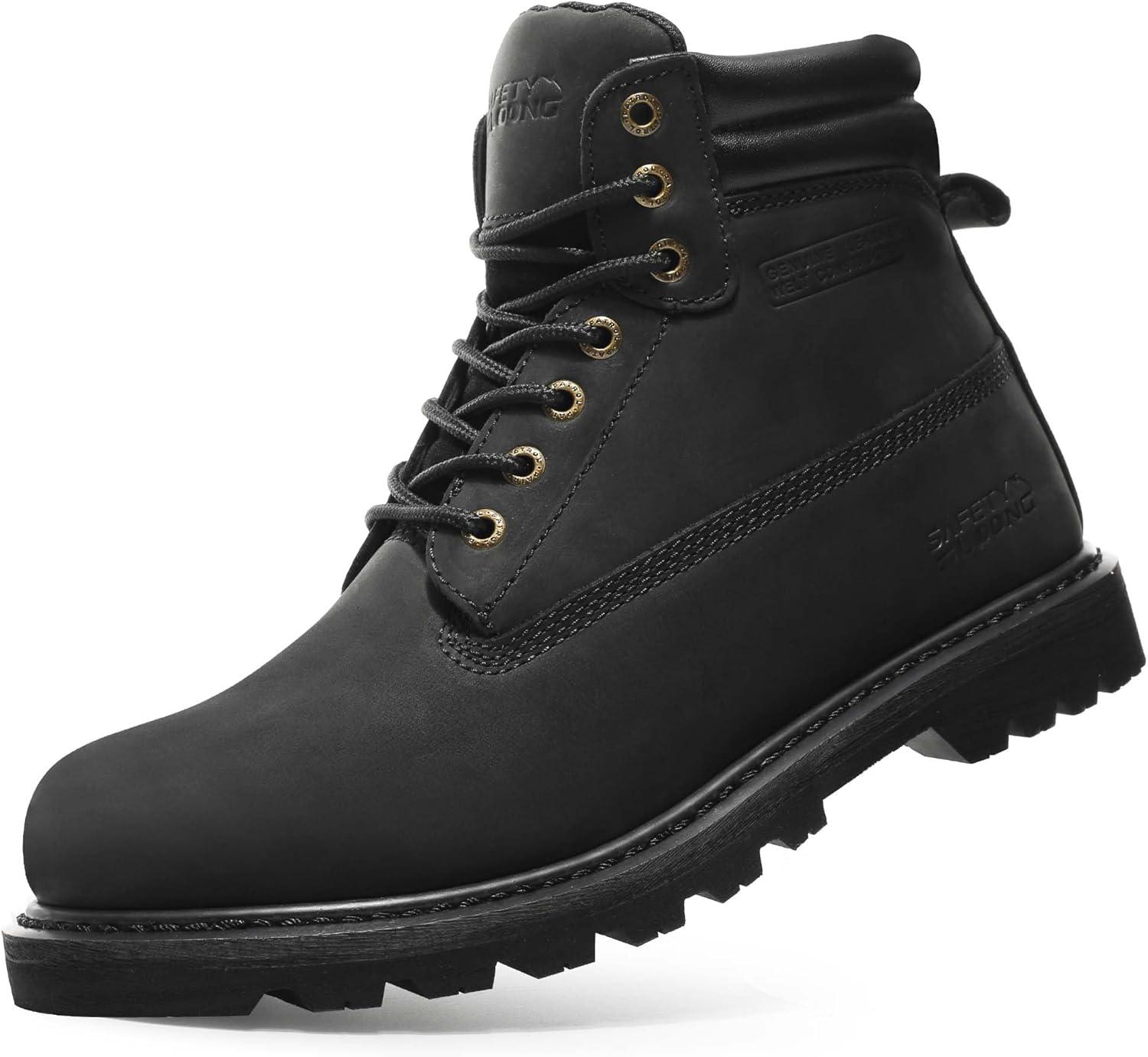 Work Boots Showdown: Tank's Rubber Sole, Carhartt Wedge, Wolverine ContourWelt, SAFETY LOONG Non-Slip - Tested for Safety