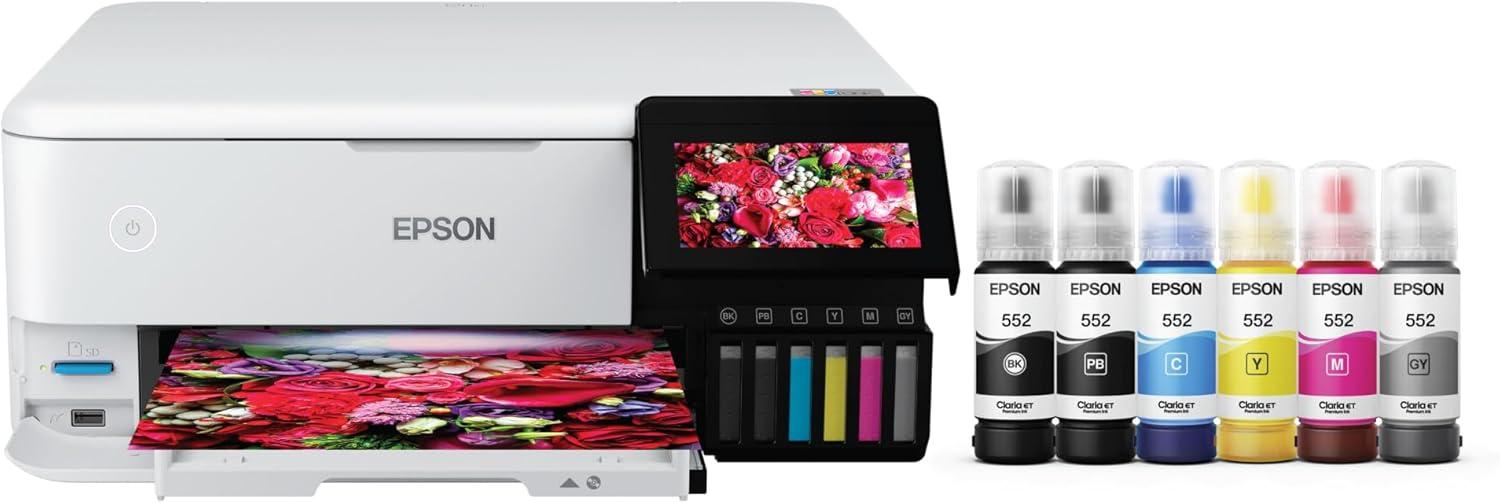 Epson EcoTank Photo ET-8500: Tested Touchscreen & Supertank Ink for Printers' Benefits