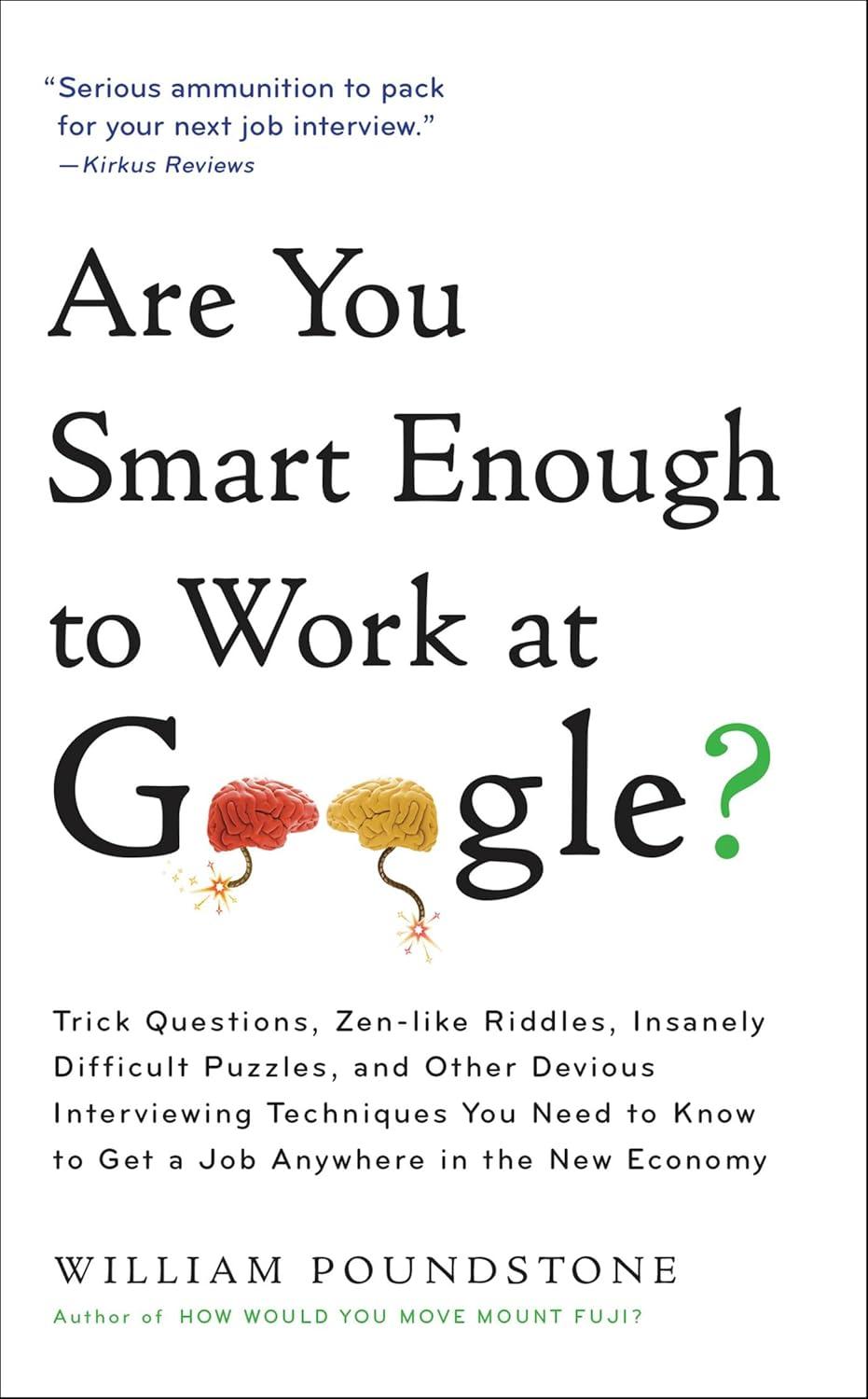 Surprising how these puzzles... tested your skills versus typical career books