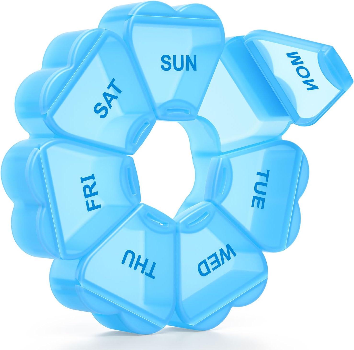 Surprising 7-Day Blue Pill Case Tested: Large Capacity for Fish Oil & Vitamin Fix