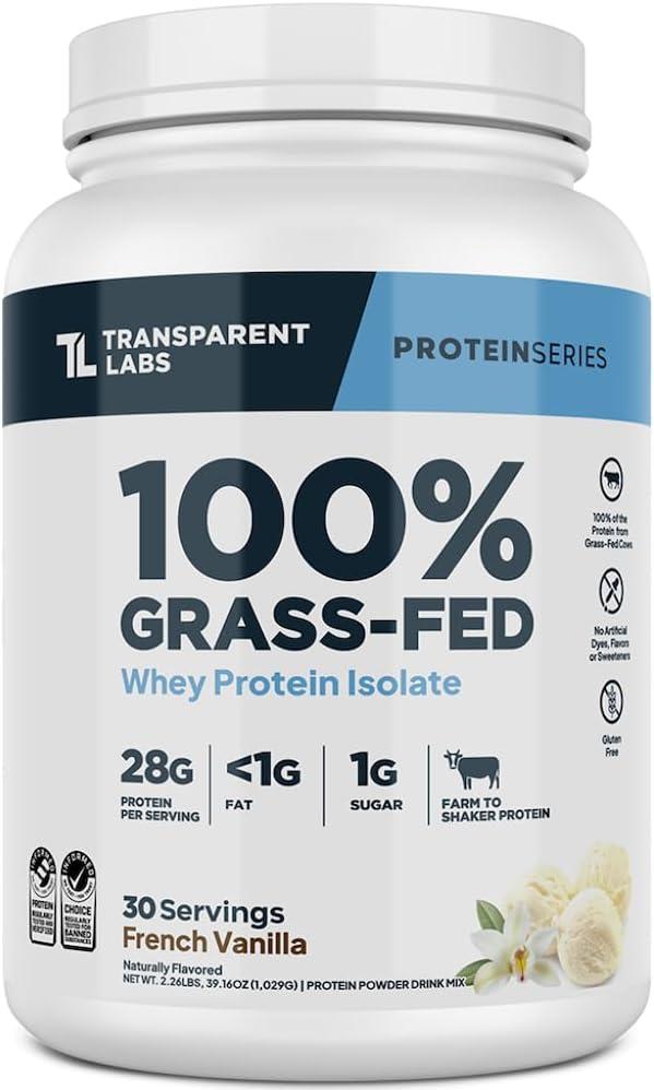 Grass-Fed Whey Showdown: 28g, French Vanilla, Gluten-Free