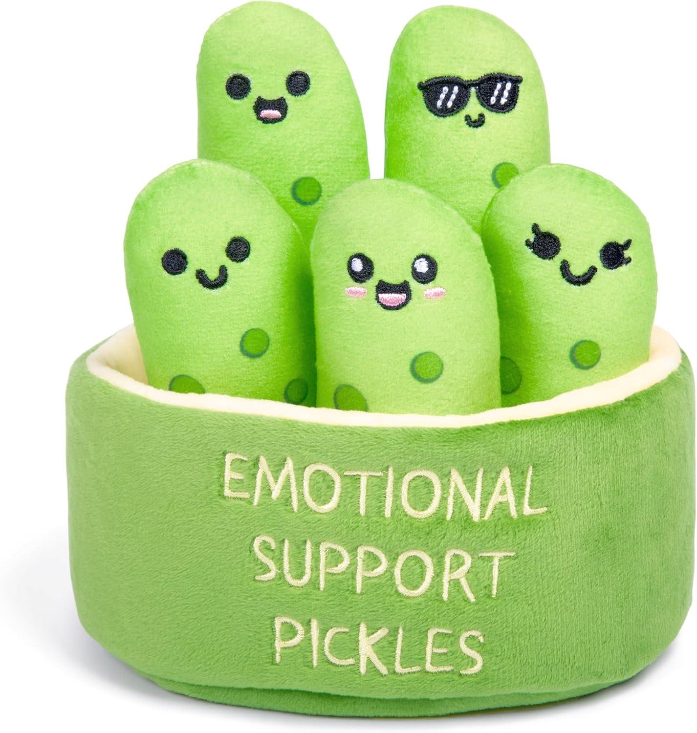 Emotional Support Pickles Tested vs Cuddly Plushies: Squishy Comfort, Funny Gift, Relatable (Seasonal)