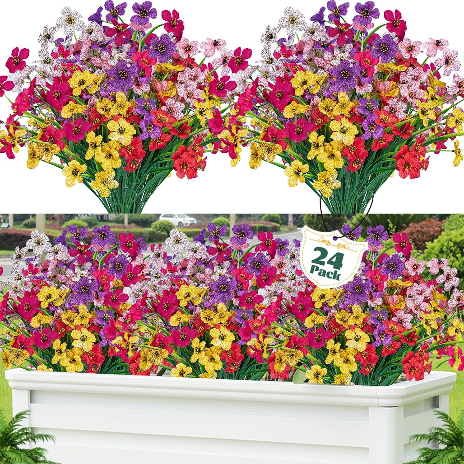 Showdown: UV-Resistant Shrubs vs. 6-Color Plastic Decor - Surprising Year-Round Use (No Real Ones Needed!)