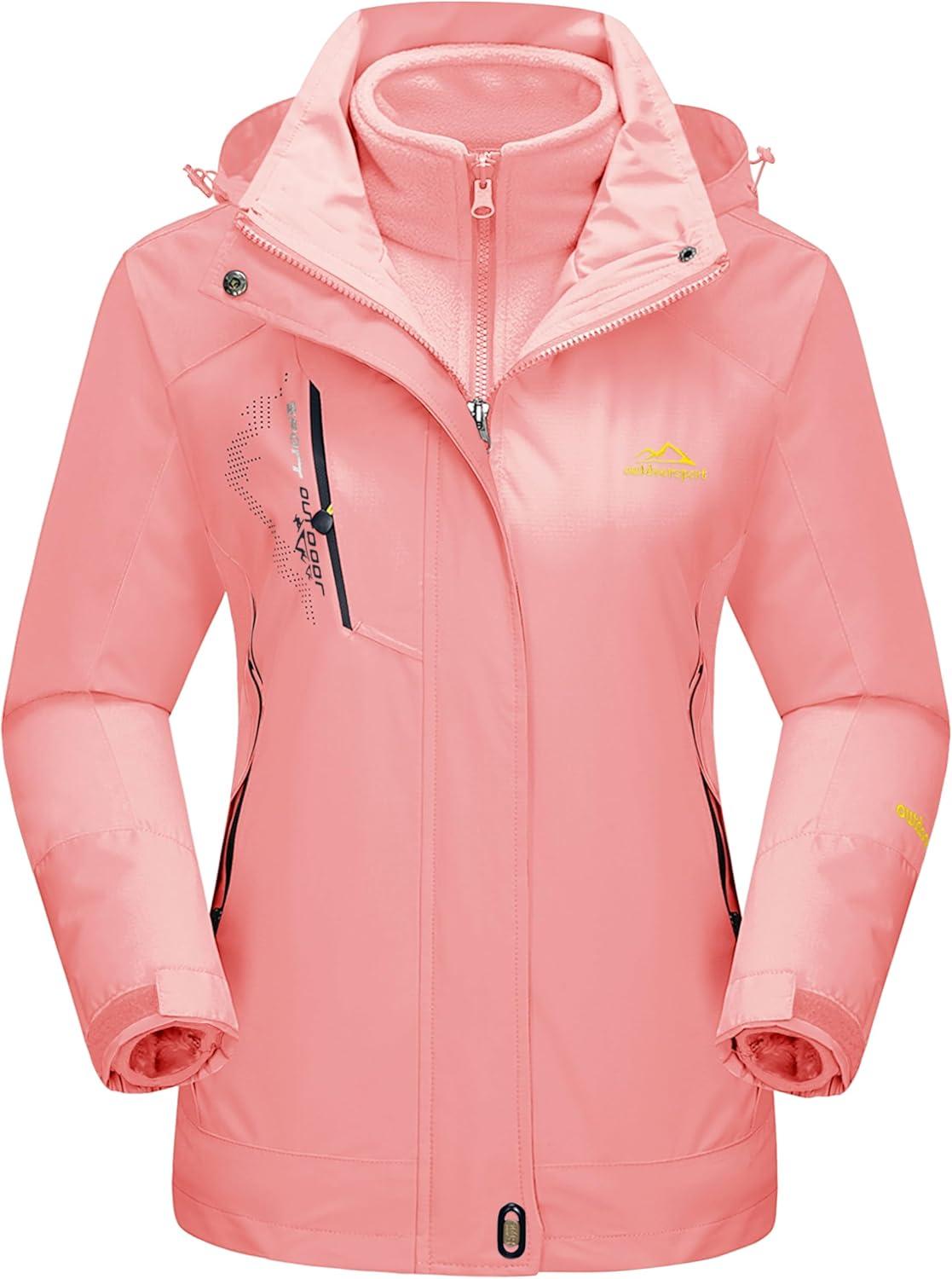 Showdown: 3-in-1 Winter Coat's Waterproof vs. Fleece Lined - Tested for Snow Ski