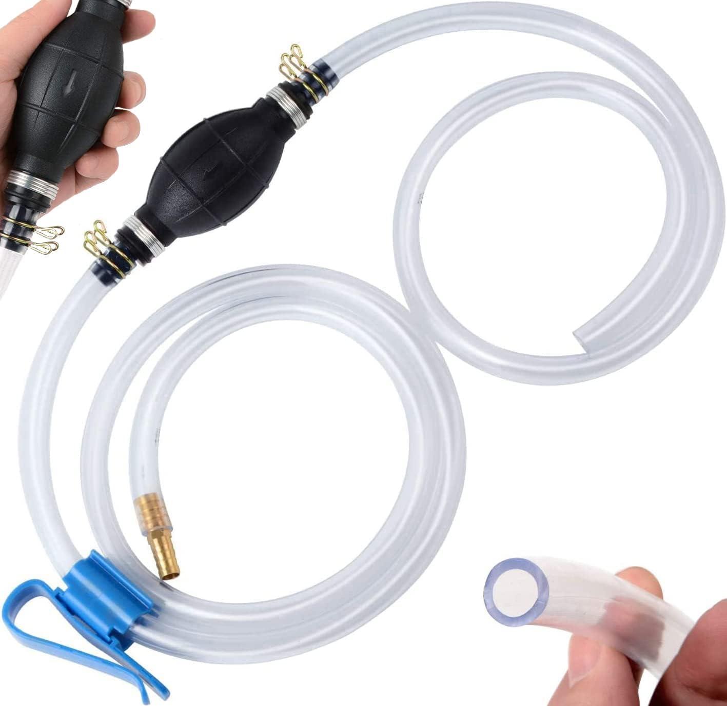 Siphon Pump Showdown: Multi-Fluid Compatibility Versus Two 15mm Hoses with Brass Hardware - Your Budget-Friendly Setup