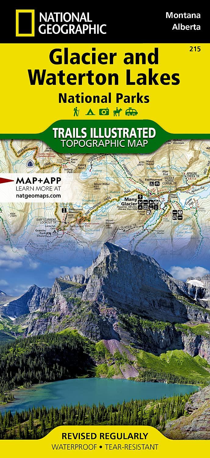Glacier & Waterton Map Tested: Borderless Coverage... Versus Vague Landmarks (National Geographic)
