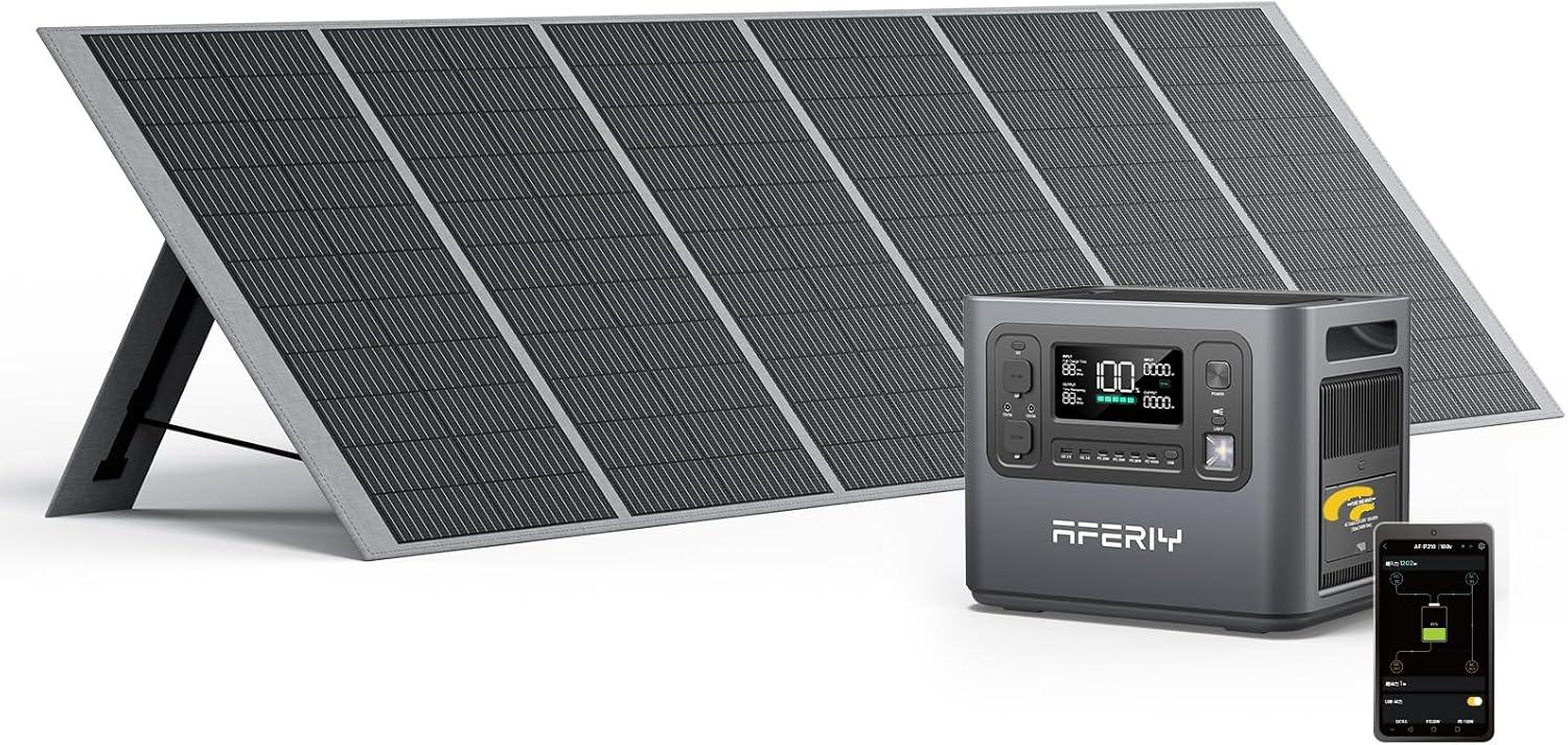 AFERIY AF-P210 Showdown: 2048Wh, 2400W, 400W Solar for Camping