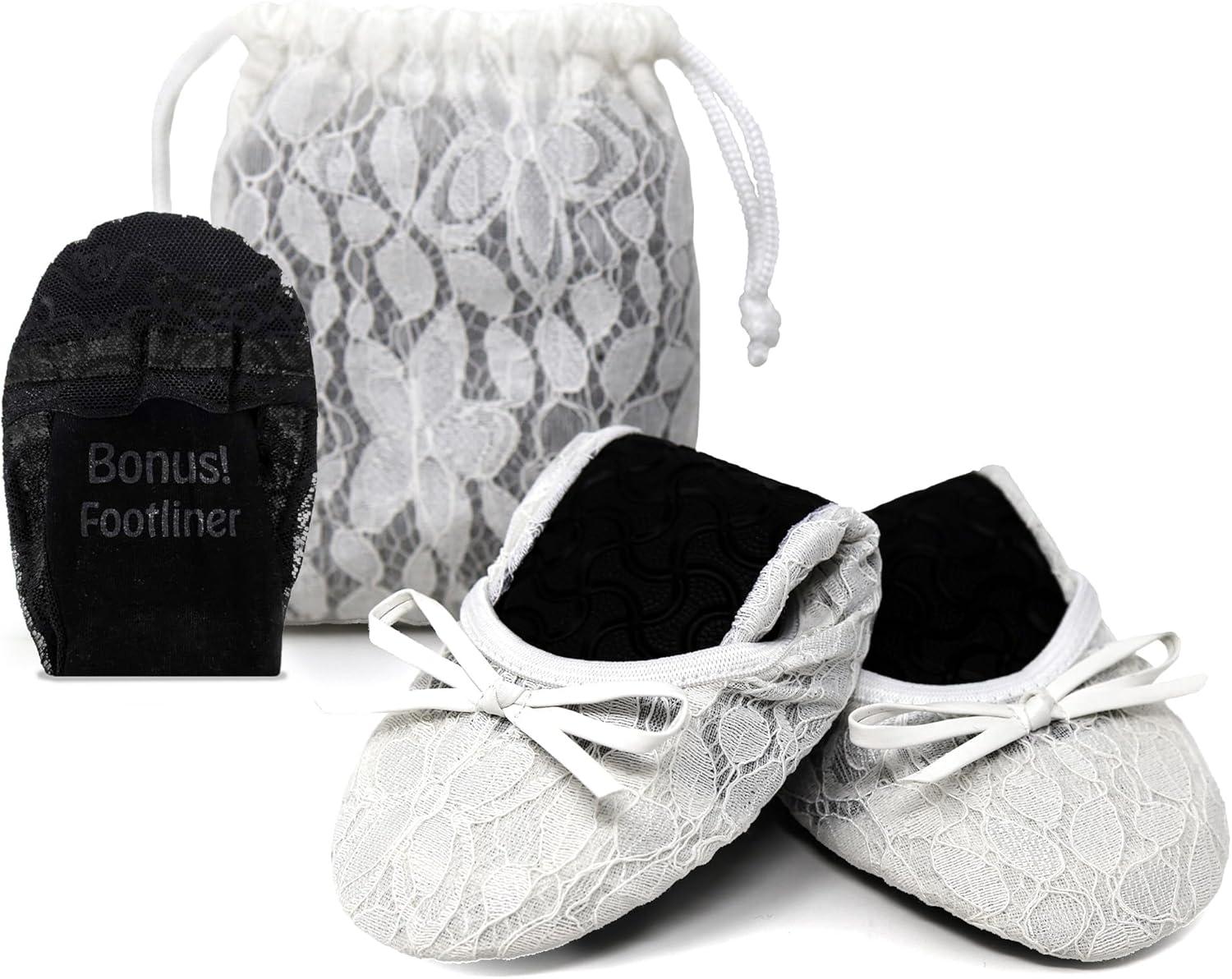 Footwear Showdown: Foldable Flats, Glitter Party Shoes, & Stabilizing Support