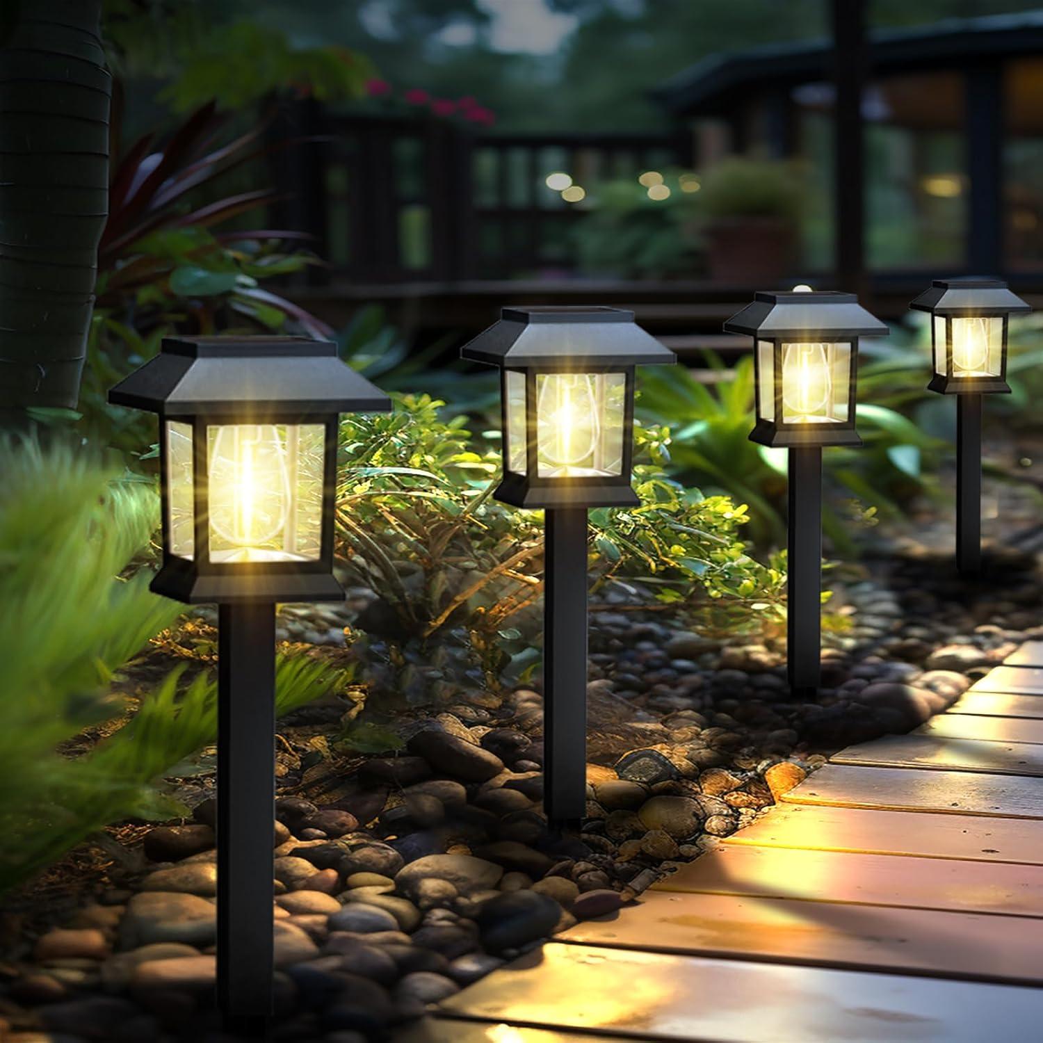 Outdoor Solar Lights Showdown: 12-Pack Auto-On/Off Tested for Waterproof Garden Use with a Dash of Surprise