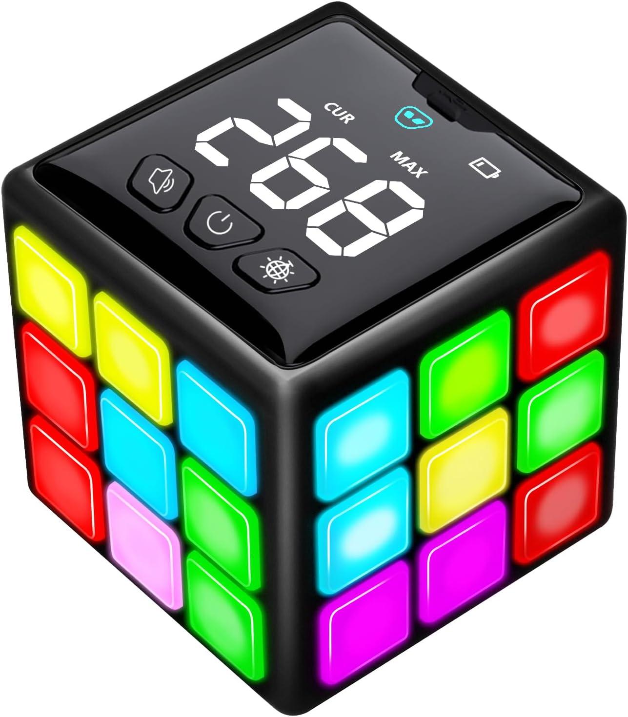 Surprising STEM Showdown: Rechargeable Cube with Score Screen & Memory Games for Kids (6-12+) - Seasonal Gift!