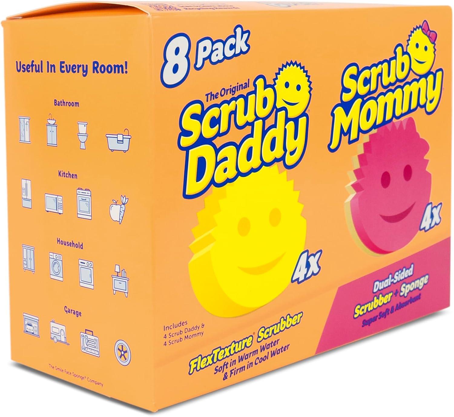 Scrub Daddy vs. Scrub Mommy Kitchen Sponges: Surprising Scratch-Free & Stain-Resistant Showdown