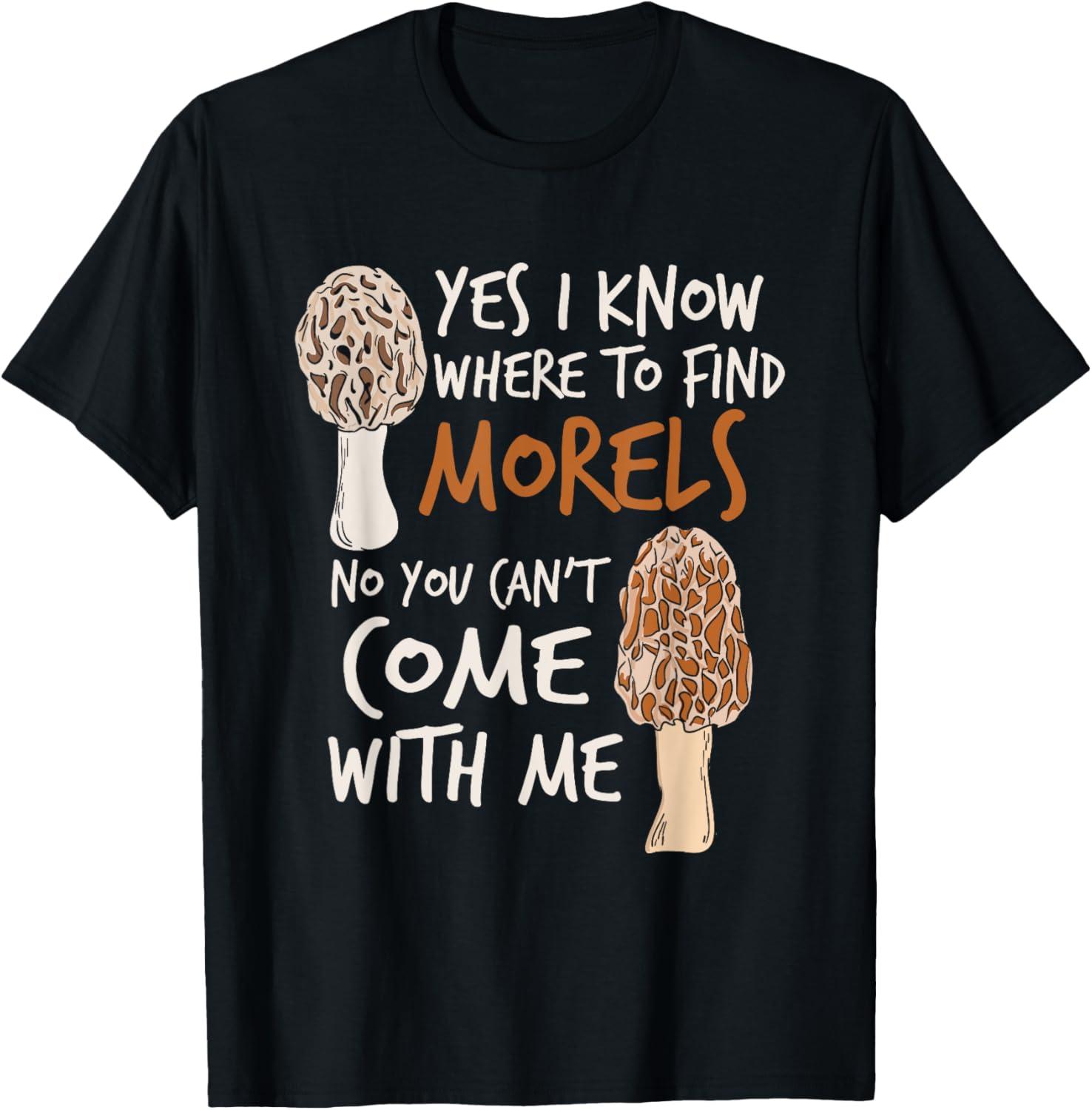 Surprising Insight: T-Shirt with Secret Morel Map... vs. Weatherproof Fabric for Autumn Mushroom Hunters Tested