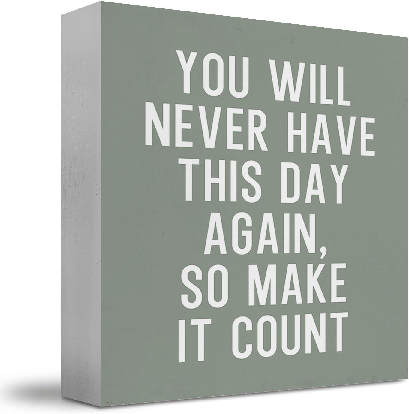 Tested: Motivational Wooden Signs for Daily Focus & Office Vibes - 5x4in Compact Design, Durable, Rustic